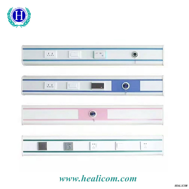 อุปกรณ์แก๊สทางการแพทย์ Zone Bed Console Panel Bed Head Unit สำหรับโรงพยาบาลและการดูแลสุขภาพทางการแพทย์